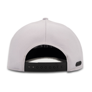 Casquette de baseball structurée à 6 panneaux en tissu polyester imperméable avec patch en caoutchouc personnalisé TCAP Chine - Product Image 3