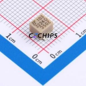 Résistance/potentiomètre réglable 3224G-1-103E SMD-3P, résistance 4,6x3,5 mm 10 kOhm 10 % 250 mW 100 ppm/ ℃ - Product Image 1