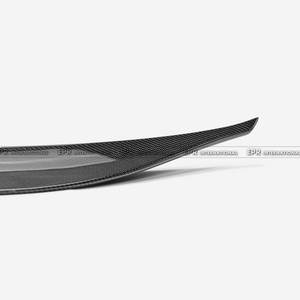 Aileron de coffre central en carbone Fiat 500 595 Abarth EPA Type, tissage 3K, léger - Product Image 3