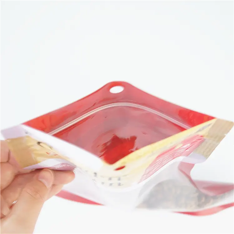 Großhandel Weihnachts geschenk Tasche Zip Lock Pouch Strumpf Verpackung Tasche für Candy Cookie