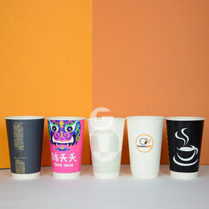 Vaso de Papel Personalizado con Logotipo de Apariencia Atractiva, Vaso de Café Aislante con Diseño Hueco - Product Image 6