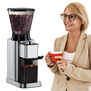Cafetera Comercial de Acero Inoxidable con Molinillo Integrado - Product Image 4