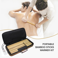 Kit de sac chauffant de massage en bâton solide de qualité supérieure avec fonction musicale Relaxation de massage corporel enfichable pour usage domestique et de voyage