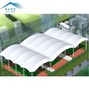 Nhà Máy Trực Tiếp Chất Lượng Cao Thể Thao Hội Trường Sân Vận Động Lều Độ Bền Kéo Màng Cấu Trúc Bóng Rổ Bóng Đá Sân Tennis Lều - Product Image 1