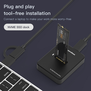 Dock a doppio protocollo SATA NVME USB C SSD Docking Station 10Gbps USB 3.1 Gen2 <span class=keywords><strong>M</strong></span>.2 NVME PCIE SATA NGFF SSD custodia Docking Station - Product Image 4