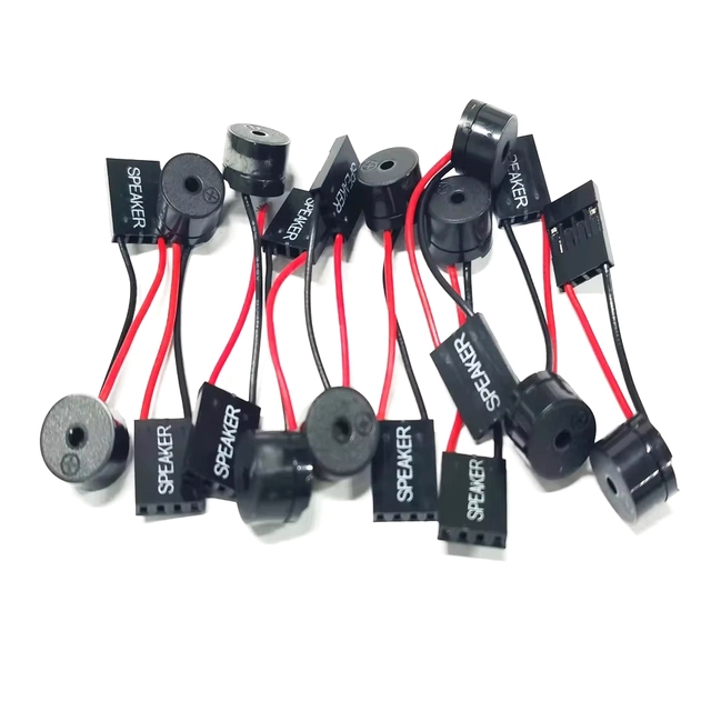 ZYSY) Mini Plug Speaker Kit, Internal BIOS Computer Motherboard Onboard Case Buzzer Board Beep Alarm for PC, Electronics