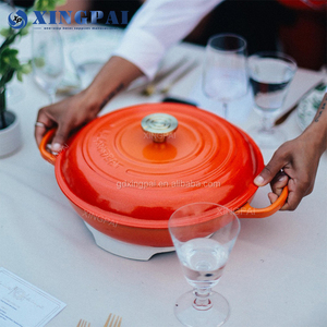 Оборудование для кейтеринга XINGPAI, Высококачественная Антипригарная посуда, эмалированная чугунная голландская духовка, набор кастрюль и сковородок - Product Image 2