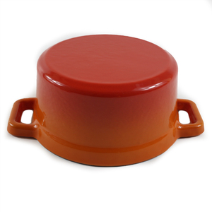 <span class=keywords><strong>Petite</strong></span> casserole ronde en fonte émaillée, chauffage uniforme, idéale pour braiser, frire, servir en portion <span class=keywords><strong>individuelle</strong></span> - Product Image 5