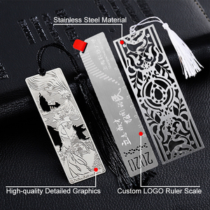 Marcapáginas de Metal Personalizado en 3D con Borla, Grabado en Acero Inoxidable, Regalos Personalizados - Product Image 5
