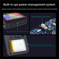 Terminal portable Linux Light Snow Raspberry Pi PocketTerm35-Pi4 ARM avec écran tactile Full-Lamination de 35 pouces, appareil tout-en-un