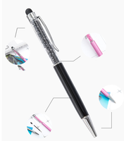Stylo à bille personnalisé avec logo imprimé stylo à bille coloré mince corps en métal stylos à bille torsadés