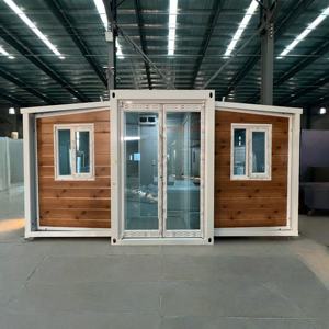 Maisons modulaires conteneurs maritimes pliables/extensibles de 20/40 pieds entièrement équipées, design contemporain, sécurité en acier, pour hôtels et cours. - Product Image 1