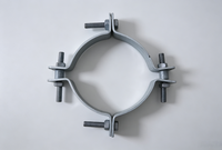Collier de serrage pour poteau d'éclairage public en acier galvanisé pour montage de lampadaires extérieurs – Vente en gros directe usine