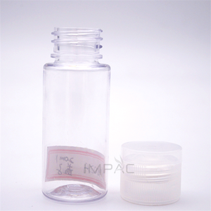 Envase de <span class=keywords><strong>Viaje</strong></span> para Cosméticos, Dispensador Transparente de PET/<span class=keywords><strong>PCR</strong></span>, Mini Botella Exprimible de 18 ml - Product Image 4