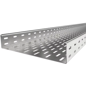 Bandeja Portacables Perforada de Acero Inoxidable Resistente a la Corrosión, para Cableado Industrial y Construcción, en Oferta - Product Image 1