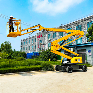 منصة ذراع الرافعة الهوائية 8-20 متر ذراع الرافعة المفصلية منصة العمل القابلة للجر مفصلية سعة حمولة ديزل/تعمل بالكهرباء - Product Image 3