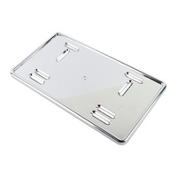 Numéro de vente chaude malaisie taille argent plaques d'immatriculation de voiture en plastique 33*8*1.2