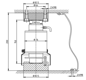 Célula de carga de alta precisión Keli Zsf Zsfy C3 Tipo de columna Escala de camión Célula de carga 10T 50T Sensor de presión Sensores de fuerza Células de carga - Product Image 3