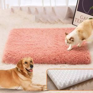 Venta al por mayor de fábrica: Nueva alfombra de felpa grande cuadrada para mascotas, cama cálida y gruesa para perros grandes, caseta para gatos, casa para mascotas, ideal para invierno. - Product Image 2