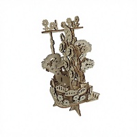 Kit de puzzle en bois 3D MCX, modèles d'arbres fleuris, ensemble de montage manuel DIY, pièce décorative, jouet éducatif stimulant le cerveau, 14+