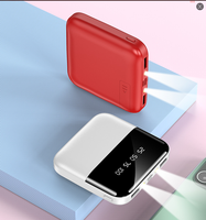 Nouvelle batterie externe portable 20000mAh, mini batterie externe 10000mAh avec écran LED