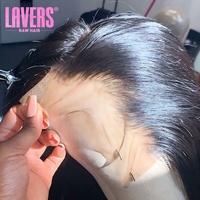 Peluca frontal de encaje 13x6 de cabello virgen vietnamita, densidad del 250%, 40 pulgadas de largo, lisa, de cabello humano, pelucas de cabello virgen indio, peluca frontal de encaje HD