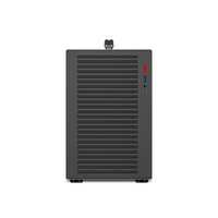 Boîtier d'ordinateur de jeu portable de bureau en alliage d'aluminium de haute qualité Micro ATX, boîtiers d'ordinateur PC MATX, boîtier de jeu PC