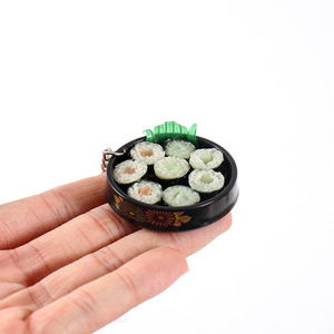 Nourriture réaliste en PVC, assiette de sushi japonaise, porte-clés alimentaire, modèle, jouet alimentaire, cadeau populaire aux marchés nocturnes - Product Image 4
