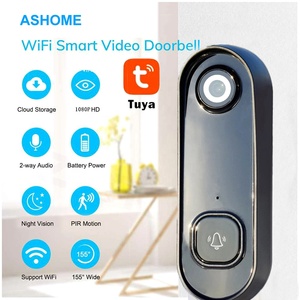 Sonnette de porte extérieure intelligente Tuya App, sécurité domestique intelligente, sonnette de porte WiFi, détection PIR, caméra, surveillance en temps réel, sonnette de porte vidéo intelligente - Product Image 2