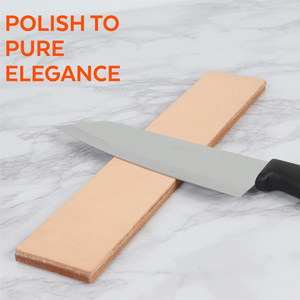 Kit d'affûtage de couteaux GILLY - Ensemble magnétique 6 pièces diamant et céramique avec guide d'angle 15/20, 4 disques, en cuir, écologique, taille moyenne - Product Image 4