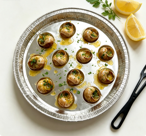 Plat jetable pour <span class=keywords><strong>escargots</strong></span> français de 12 oz, récipient rond <span class=keywords><strong>en</strong></span> <span class=keywords><strong>aluminium</strong></span> alimentaire, plat de cuisson pour <span class=keywords><strong>escargots</strong></span> <span class=keywords><strong>en</strong></span> <span class=keywords><strong>aluminium</strong></span>, 166x25mm - Product Image 3