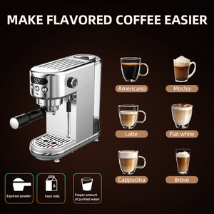 Cafetera Semiautomática Portátil, Venta al por Mayor, Cafetera Espresso Doméstica para Uso Profesional, Compatible con Cápsulas, Estilo Turco - Product Image 3