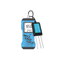 Analizador de Suelo Agrícola NPK PH EC, Sensor de Humedad, Medidor de Suelo 7 en 1 con Terminal Portátil de Pantalla Integrada