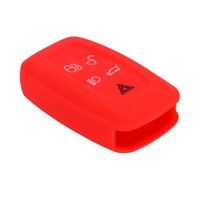 Housse de clé en silicone pour Land Rover Range Rover, clé intelligente à 5 boutons, Evoque, Velar, Discovery Sport, coque de protection