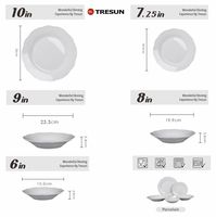 Assiettes en céramique pour mariage, vente en gros, bords festonnés, chine, restaurant moderne de luxe, porcelaine nordique, ensemble de plats blancs