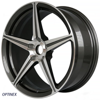 Jantes forgées sur mesure gris bronze usiné 18 19 20 21 22 23 24 pouces 5X112 5X130 5X120 pour Mustang Corvette Porsche