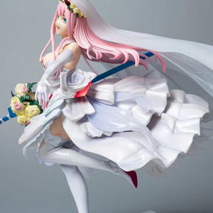 Nuevo producto de PVC de alta calidad <span class=keywords><strong>Darling</strong></span> in the Franxx sexy vestido de novia flor Cosplay modelo Anime figura personaje de dibujos animados - Product Image 4