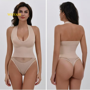 Da donna senza maniche profondo scollo <span class=keywords><strong>a</strong></span> V con corsetto <span class=keywords><strong>a</strong></span> canotta Slim Fit estivo senza schienale <span class=keywords><strong>body</strong></span> bodystocking <span class=keywords><strong>a</strong></span> <span class=keywords><strong>rete</strong></span> - Product Image 5