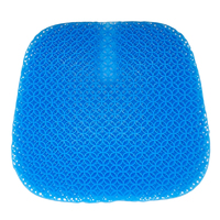 Coussin de siège en gel pour s'asseoir longtemps, coussin de siège frais, siège de chaise, respirant et sciatique, soulagement de la douleur et des maux de dos