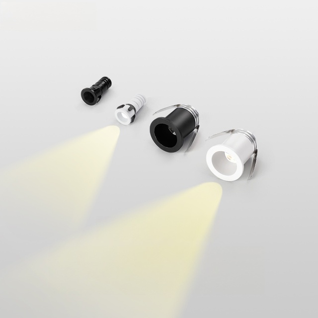 LED Recessed Small Hole Mini 10MM20MM30MM40MM Deep Anti-Glare Indoor Lighting High Brightness High Quality Small Spotlight