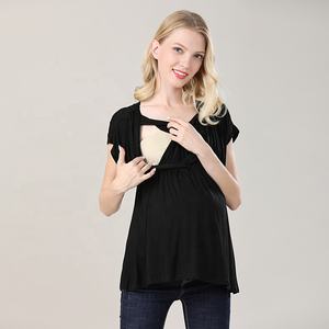 夏のマタニティ服 授乳トップス 授乳服 授乳服 クール ソフト ビッグサイズ S-3XL - Product Image 2