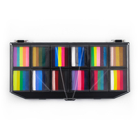 Palette de maquillage pour fête costumée, peinture pour le visage et le corps néon, kit de peinture néon pour le corps, prix usine OEM