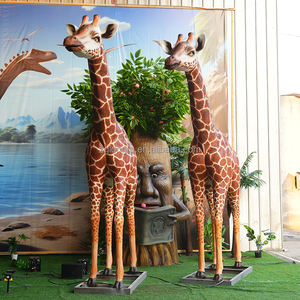 Personalizzato per punti panoramici produttore di Giraffe Animatronic per animali giganti meccanici elettrici attivati dal sensore-Zigong - Product Image 5