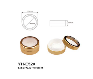 29mm Single Layer Round Empty Eyeshadow & Blush Case Cosmetic Packaging Small ABS <b>Plastic</b> Makeup Palette Case - Product Image 2