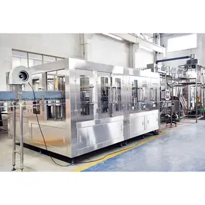 Automatic Pet Bottle Natural Drink Water Bottling Line /Mineral Pure Soft Drinks Water 3 in 1 Filling Packing Machine