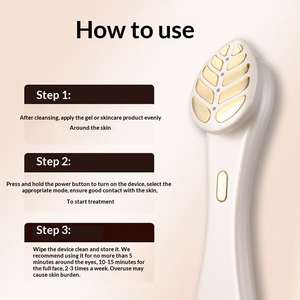 Masajeador Eléctrico Vibratorio de Mano de Alta Frecuencia para Ojos y Rostro, ABS Antiarrugas, Mini Instrumento de Belleza para el Cuidado de la Piel, Uso Doméstico - Product Image 6