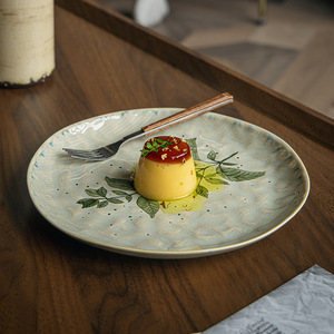 Magnifique assiette en <span class=keywords><strong>porcelaine</strong></span> scandinave bohème <span class=keywords><strong>de</strong></span> <span class=keywords><strong>luxe</strong></span> à motif floral, 8,5 pouces, bord ondulé, peu profonde, passe au lave-vaisselle, personnalisable - Product Image 5