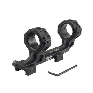 Montura Cantilever Táctica Negra Mate de 208g, Ligera y de una Sola Pieza, para Luz de Punto Rojo y Linterna, Accesorios de Caza - Product Image 1