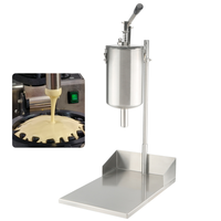 Matériel de restauration : Distributeur de pâte à gâteau en acier inoxydable 304, capacité 5L