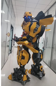 Traje <span class=keywords><strong>de</strong></span> Robot Bumble Bee amarillo realista gigante para vestido <span class=keywords><strong>de</strong></span> fiesta. - Product Image 4